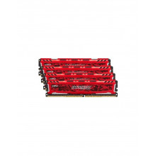 Ballistix Sport LT Red DDR4 2400MHz 4x16Go