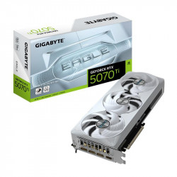 GIGABYTE GeForce RTX 5070 Ti EAGLE OC ICE SFF 16G Carte Graphique - 16 Go GDDR7, 256 bits, PCI-E 5.0, 2542 MHz Core Clock, 3 ...